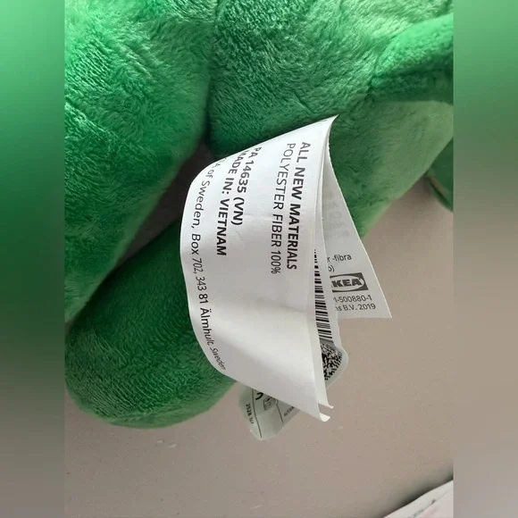 NWT IKEA Green Alien Plush 13.5” Aftonsparv - Picture 3 of 6